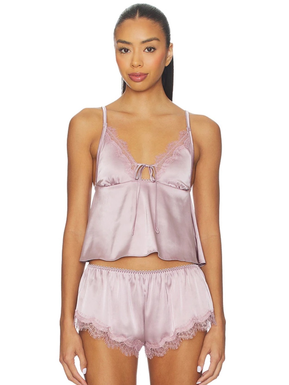 KAT THE LABEL Sorrento Camisole in Mauve